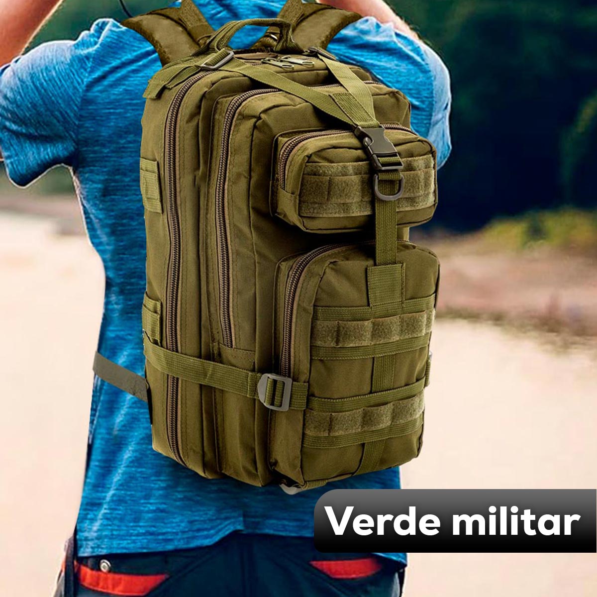Morral Militar 36L Maletin 3P